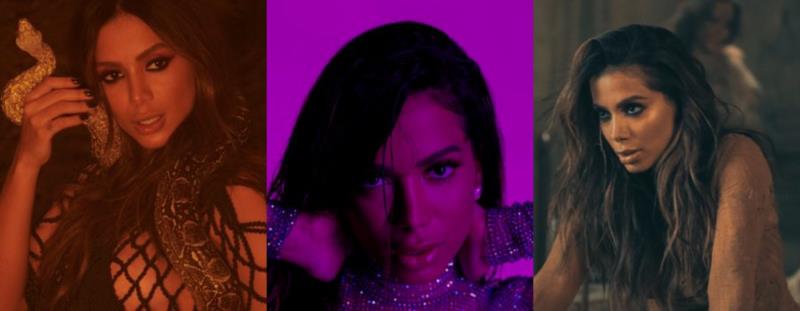Anitta lança três clipes de uma só vez