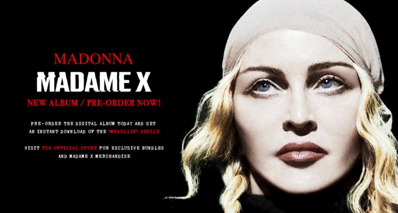 Madonna divulga turnê do álbum "Madame X" e preços chamam atenção