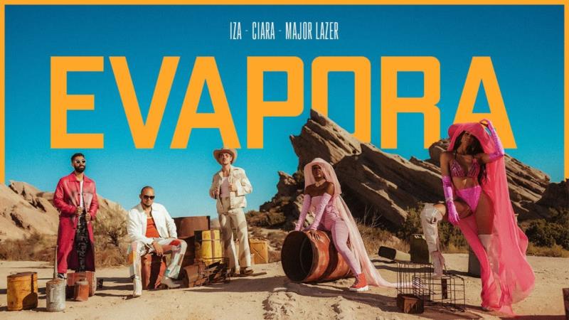 Iza lança 'Evapora' em parceria com Ciara, que canta trechos da música em português