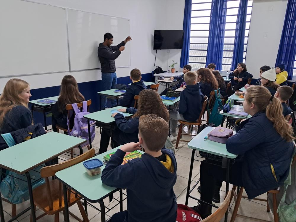 Recepção de volta às aulas